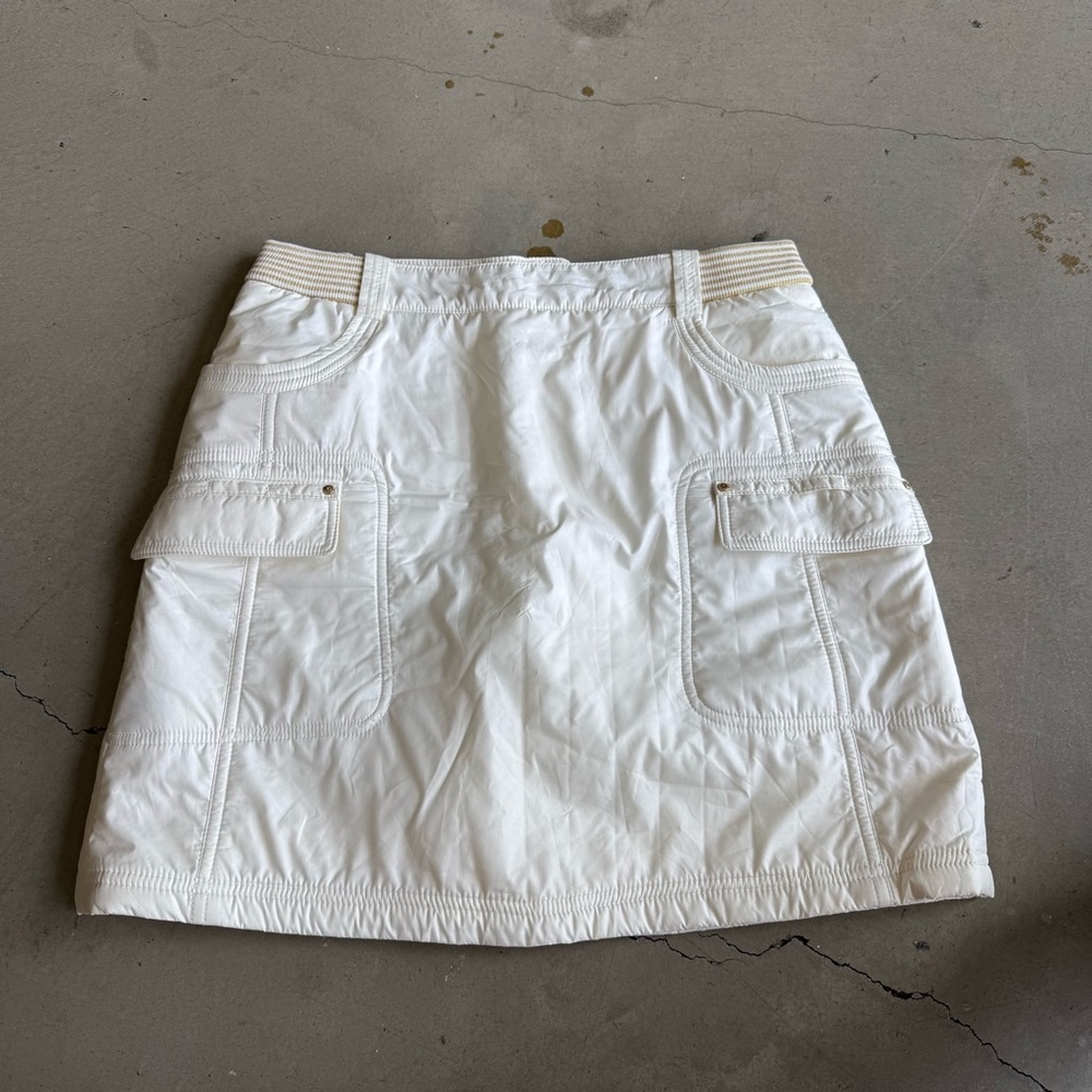 JDX / Women’s Golf Quilted Winter Skirt / Ivory